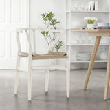 Isla White Dining Chair in a contemporary kitchen from Roseland Furniture