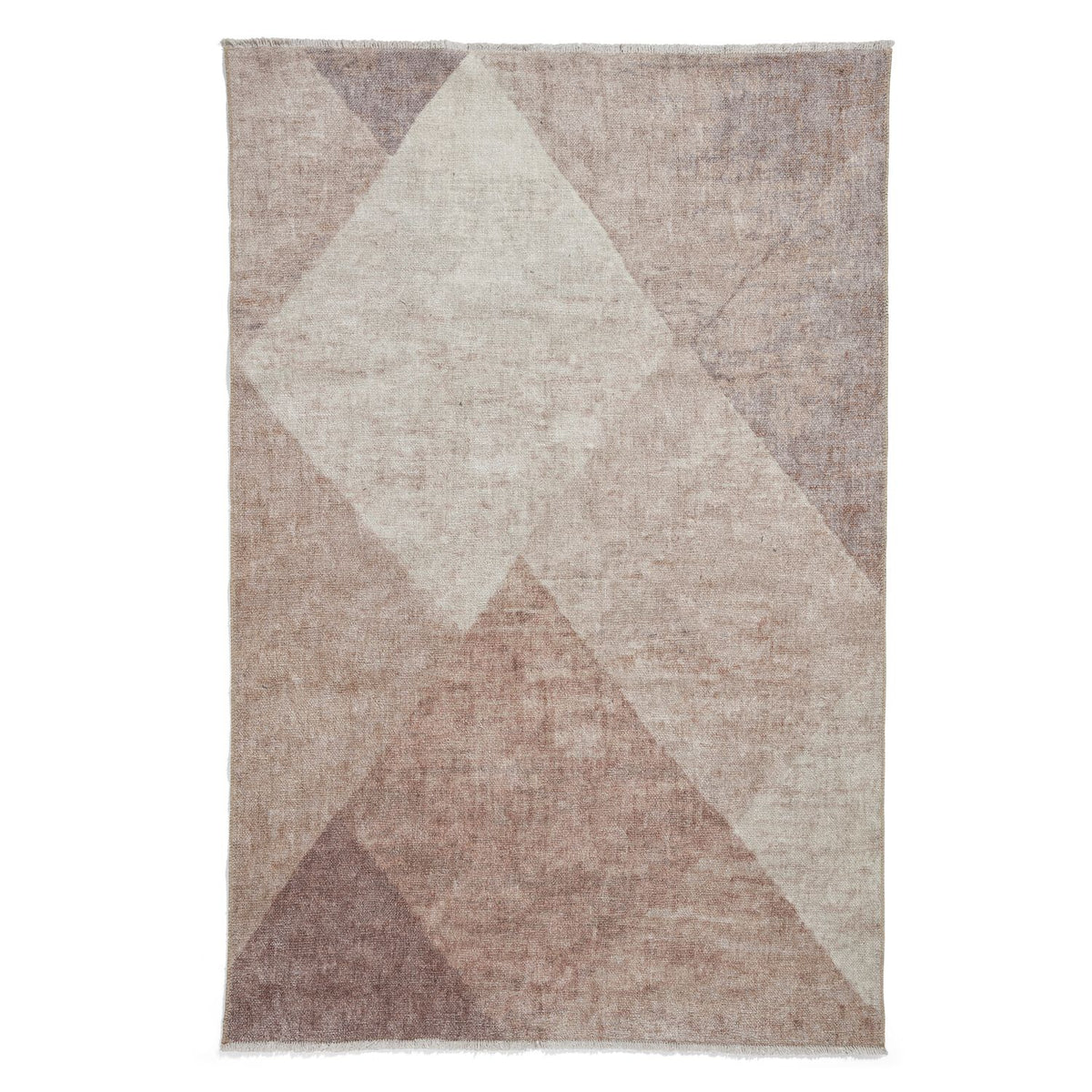 Brown Atherley Diamond Washable Rug from Roseland Furniture