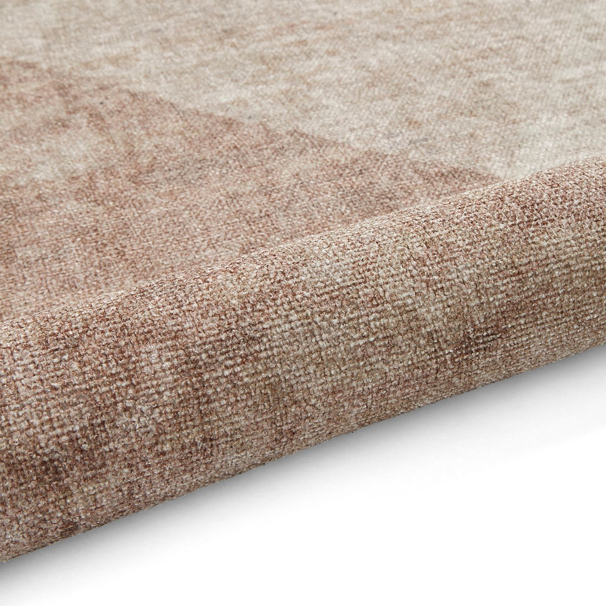 Brown Atherley Diamond Washable Rug from Roseland Furniture