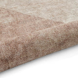 Brown Atherley Diamond Washable Rug from Roseland Furniture