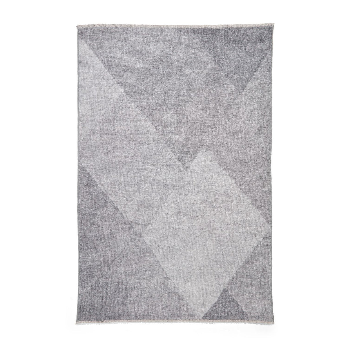 Grey Atherley Diamond Washable Rug from Roseland Furniture