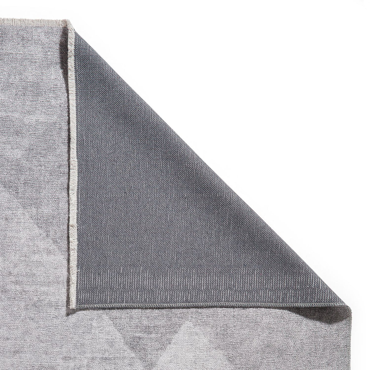Grey Atherley Diamond Washable Rug from Roseland Furniture