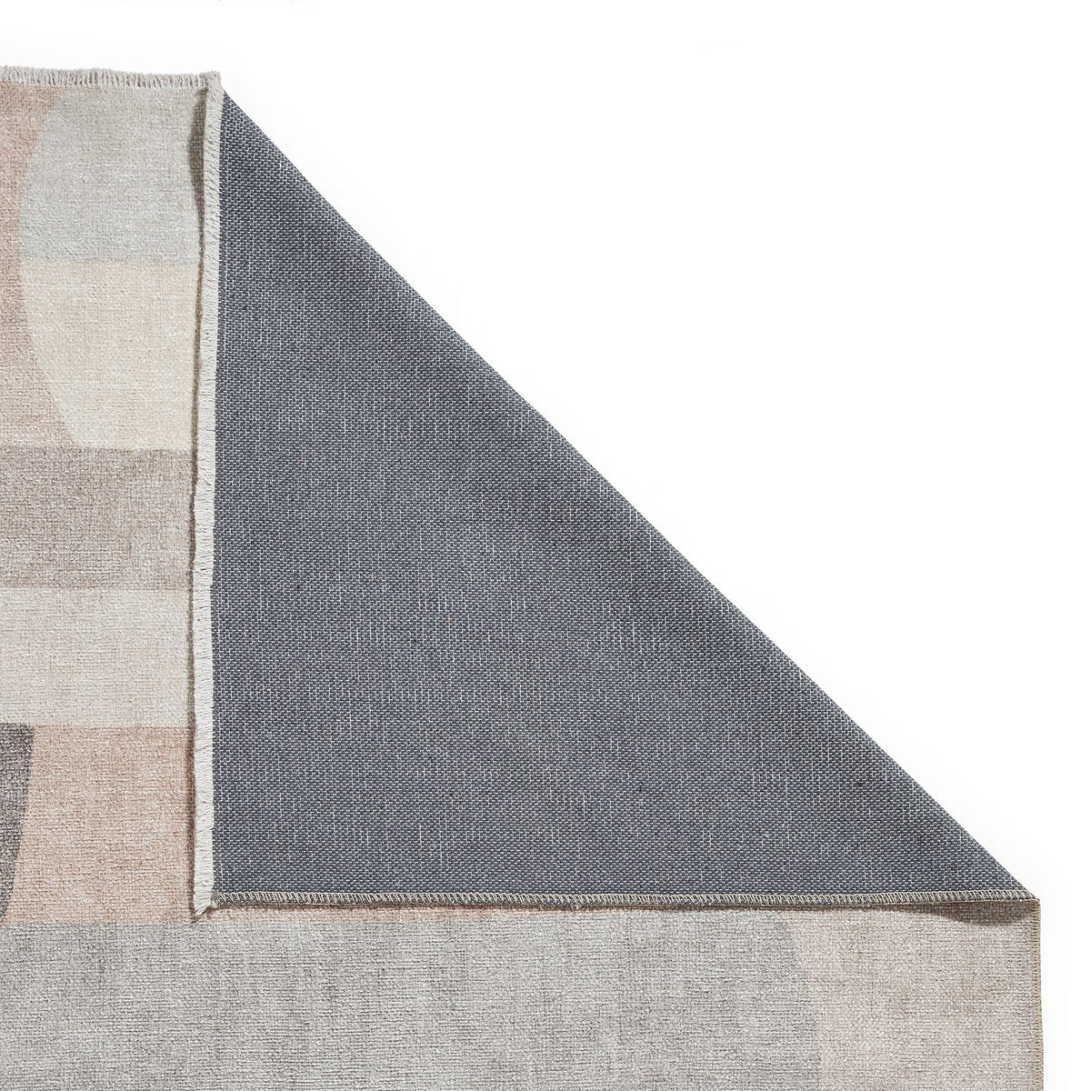 Beige Whitaker Abstract Flatweave Washable Rug from Roseland Furniture