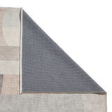 Beige Whitaker Abstract Flatweave Washable Rug from Roseland Furniture