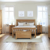 Zelah Oak Slatted Bed Frame