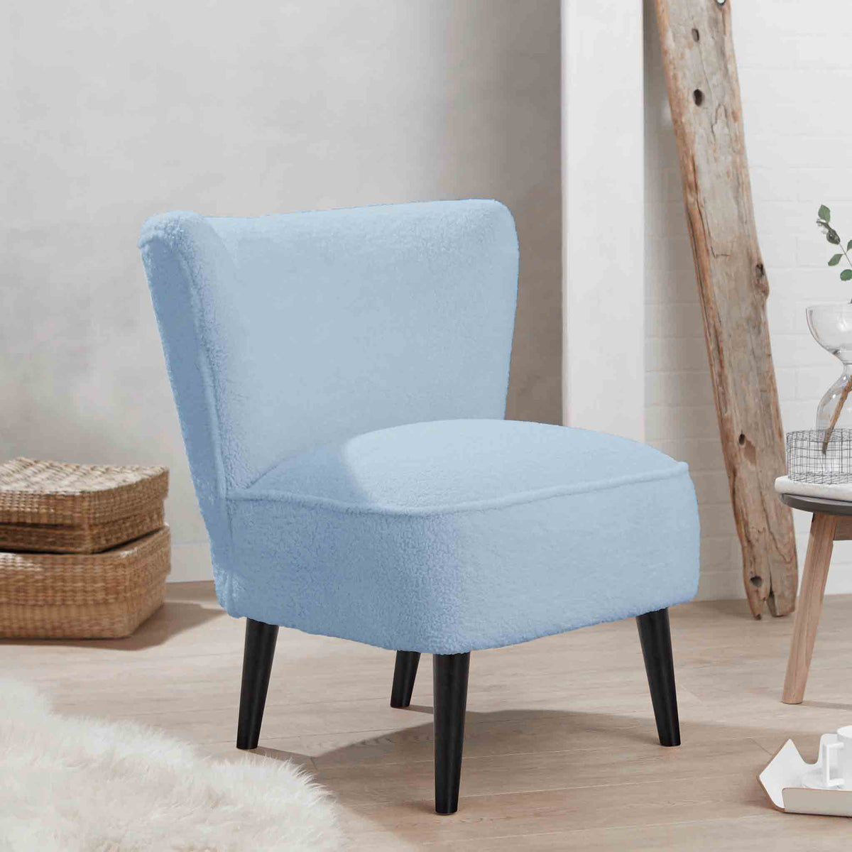 Malmesbury Teddy Accent Chair - Sky Blue