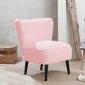 Malmesbury Teddy Accent Chair - Baby Pink