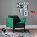 Bali Jasper Velvet Accent Chair lifestyle image