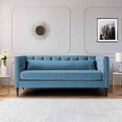 Savoy Peacock Velvet 2 Seater Accent Sofa lifestyle image
