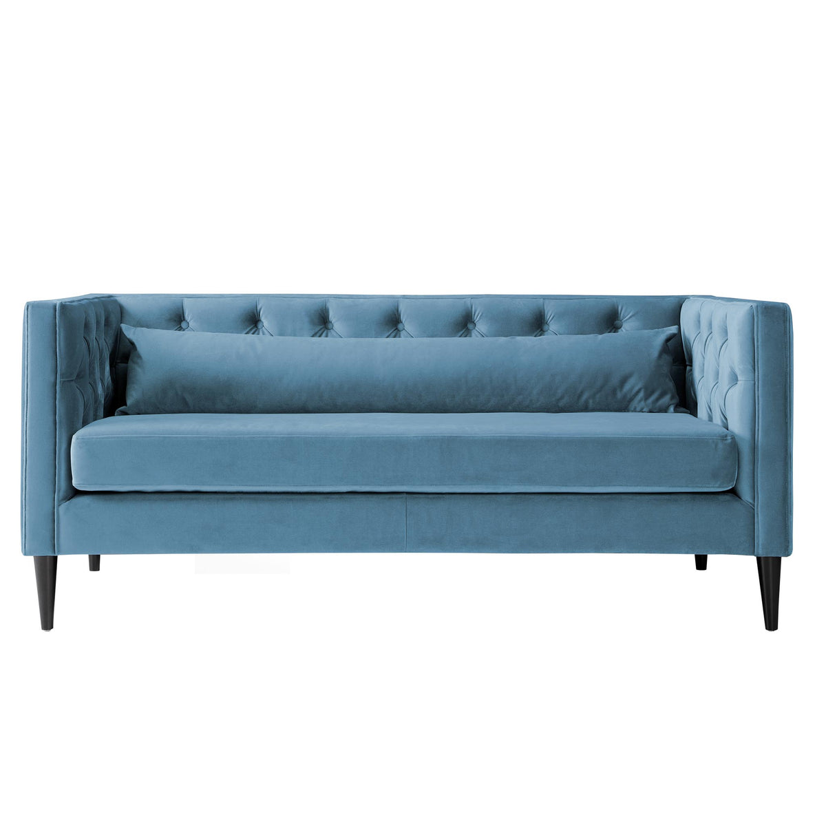 Savoy Peacock Velvet 2 Seater Accent Chair from Roseland Furniture