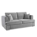 Felice Grey 3 Seater Sofa by Roseland Furniture