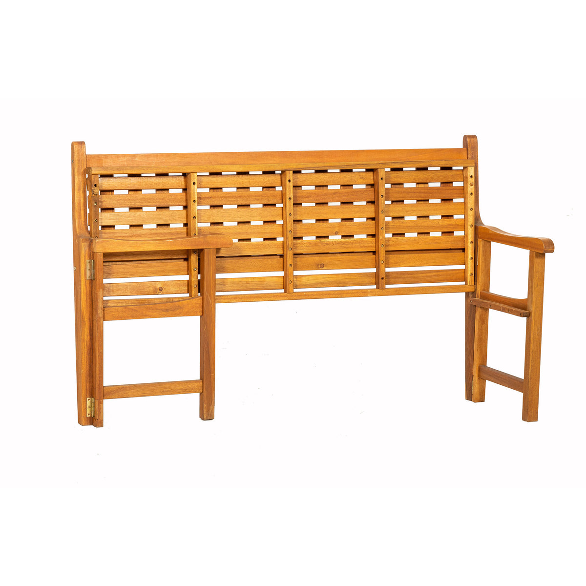 3 Seat Acacia Wooden Folding Bench