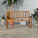 2 Seat Wooden Folding Outdoor Bench