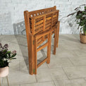 2 Seat Acacia Folding Bench
