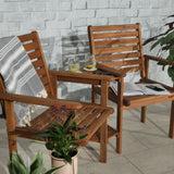 Napoli Acacia Companion Set Outdoor Love Seat