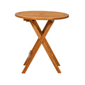 York FSC Acacia Folding 2 Seat Bistro Set