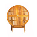 Manhattan Acacia Wooden Foldable 4 Seat Outdoor Dining Set