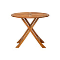 Manhattan Acacia Wooden Folding 4 Person Garden Dining Set