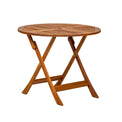 Manhattan Acacia Wooden Folding 4 Seat Garden Dining Set