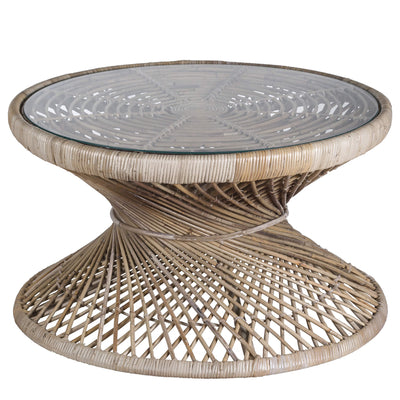 Bali Rattan Twisted Coffee Table