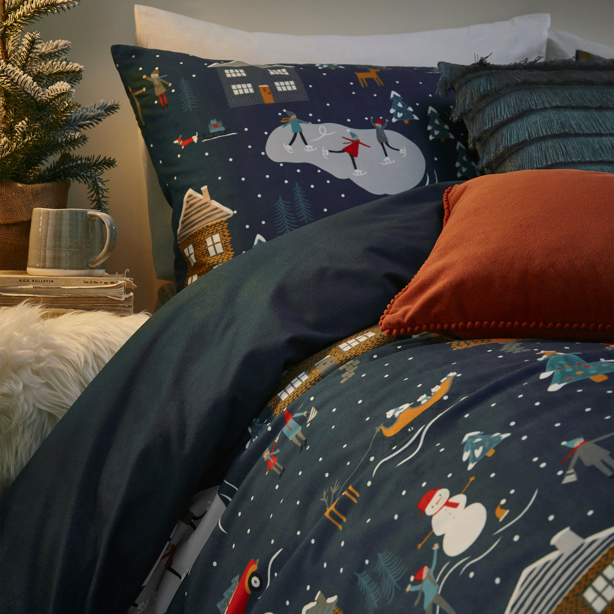 Juneau Duvet Set | Blue