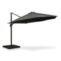 3.5m Grey LED Cantilever Parasol