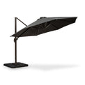 3.5m Grey LED Cantilever Parasol