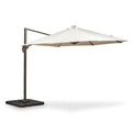 3.5m Ivory LED Cantilever Parasol from Roseland furniture