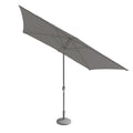Grey Rectangular Parasol Umbrella with Grey aluminium Frame