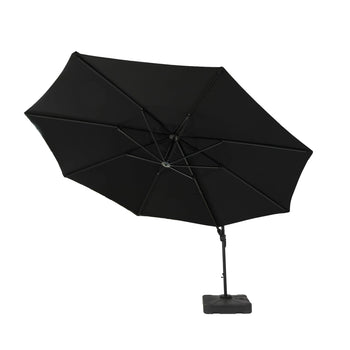 3.5m Round Deluxe Cantilever Parasol with Base
