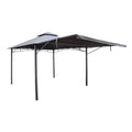 3.3m Grey Algarve Awning Garden Gazebo 