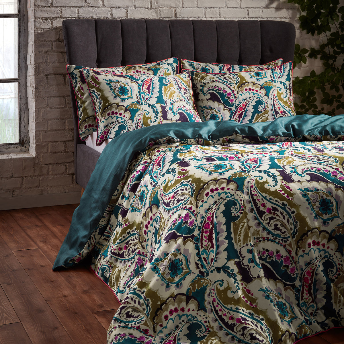 Aretha Paisley Cotton Duvet Set