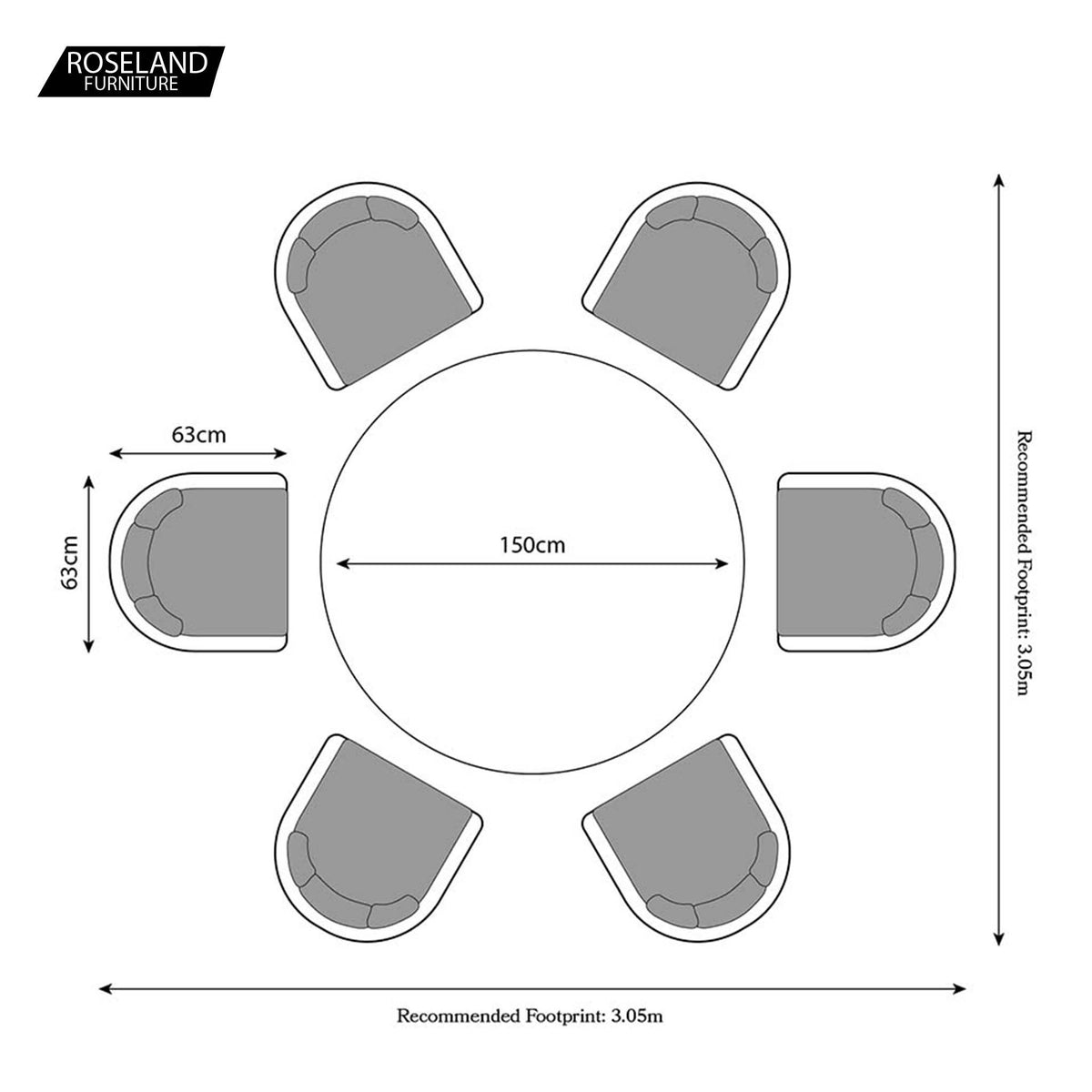 Room Seat Round Table Dimensions 47undefined Round Dining Table