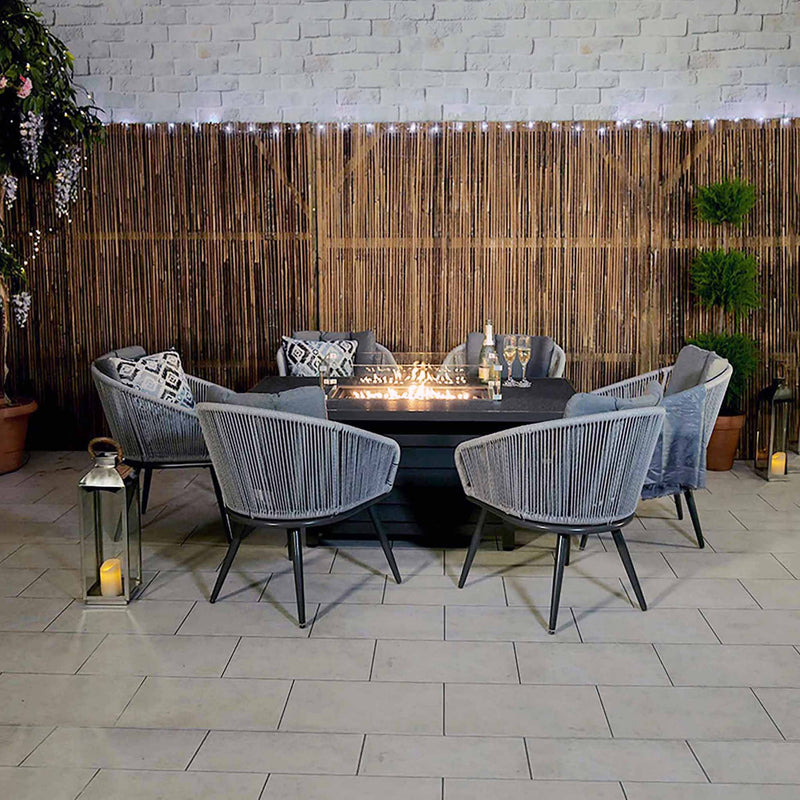 6Seater Garden Furniture Wood & Rattan Garden Furniture RoselandN