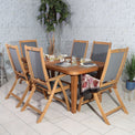 Broadway Acacia Wooden 6 Seat Garden Dining Set
