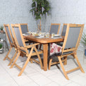 Broadway Acacia Wooden 6 Seat Garden Dining Set