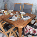 Broadway Acacia Wooden 6 Seat Garden Dining Set
