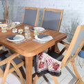 Broadway Acacia Wooden 6 Seat Garden Dining Set