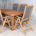 Broadway Acacia Wooden 6 Seat Patio Dining Set