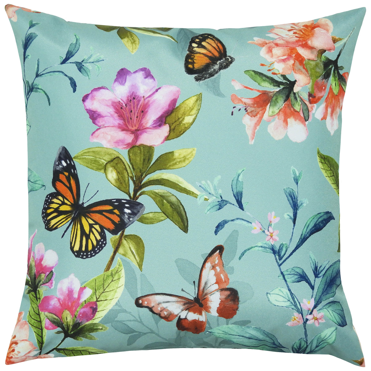 Butterflies 43cm Reversible Outdoor Polyester Cushion