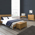 Alba Oak 2 Over 3 Chest of Drawers - Lifestyle
