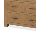 The Abbey Grande Bedroom Chest of Drawers - Close Up View of Bottom