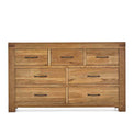Abbey Grande Large Oak 3 Over 4 Chest of Drawers by Roseland Furniture