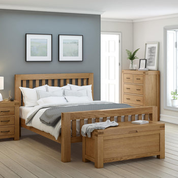 Abbey Grande Oak Bed Frame