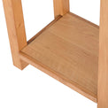 Abbey Waxed Oak Telephone Table