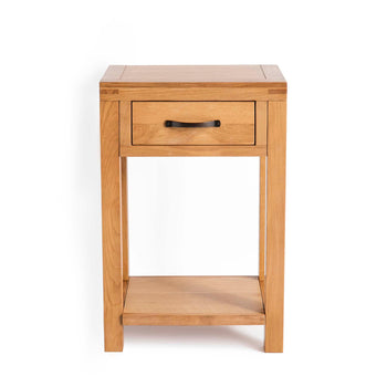 Abbey Waxed Oak Telephone Table