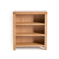 Abbey Waxed Small Low Oak Bookcase by Roseland Furniture