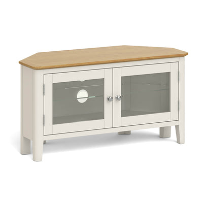 Windsor Ivory 95cm Corner TV Stand