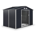 Cambridge 9 x 10 ft Galvanised Steel Shed from Roseland Furniture
