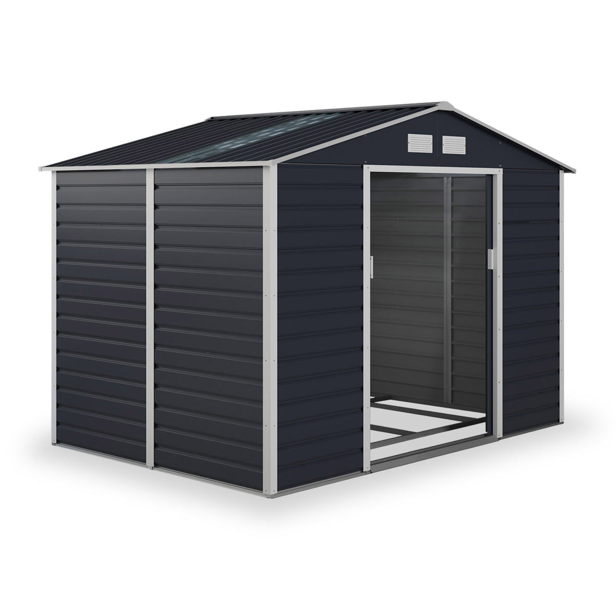 Cambridge 9 x 10 ft Galvanised Steel Shed from Roseland Furniture